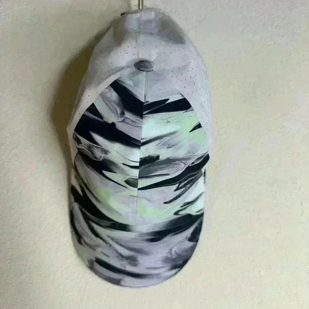 Lululemon Fast Free Run Hat W9EH3S Green Black Gray One Size